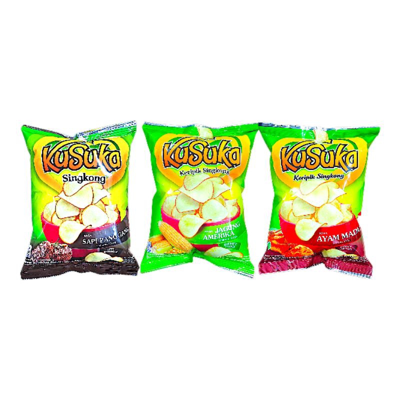 

Keripik Singkong Paling Renyah Gurih Nagih : KUSUKA CHIPS 20 Gram Dibuat Dari Singkong Berkualitas Tinggi Yang Dipilih Pake Cinta