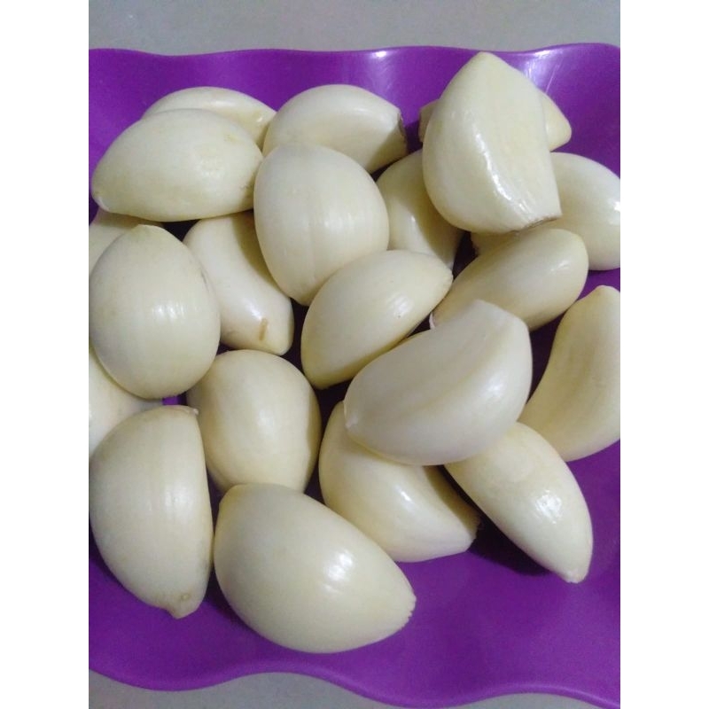 

Bawang Putih Kupas Buah Besar Fresh 500gr