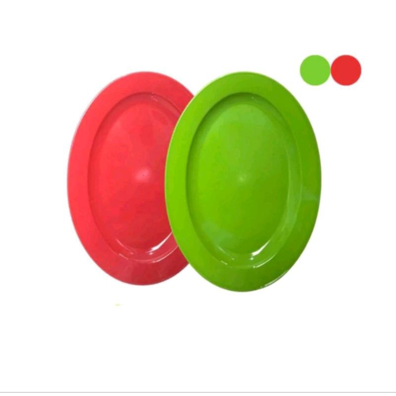 Piring Oval Melamin/ Piring Oval Besar Melamin/ Piring Melamin/ Piring Saji Besar/ Piring Sayur