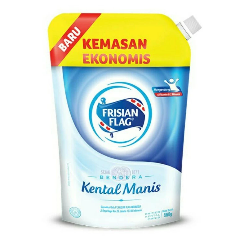 

Frisian flag kental manis coklat dan putih pouch 545gr (Citra Rasa)