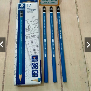 

1 pcs PENSIL 2B STAEDLER PENSIL UJIAN 2B ORIGINAL GROSIR