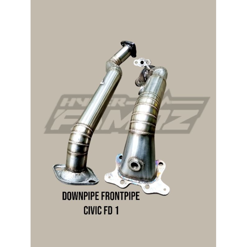 downpipe frontpipe civic fd 1 knalpot racing mobil honda