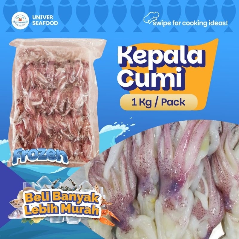 

Kepala Cumi / Bahan Ika Geso Sushi Tei 1kg