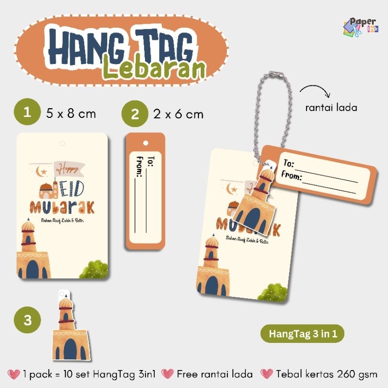 

HangTag 3 in 1, Edisi Lebaran (harga untuk 1 pcs)