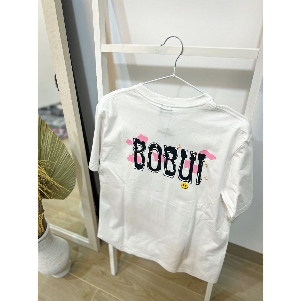 OVERSIZED TEE UNICORN WHITE