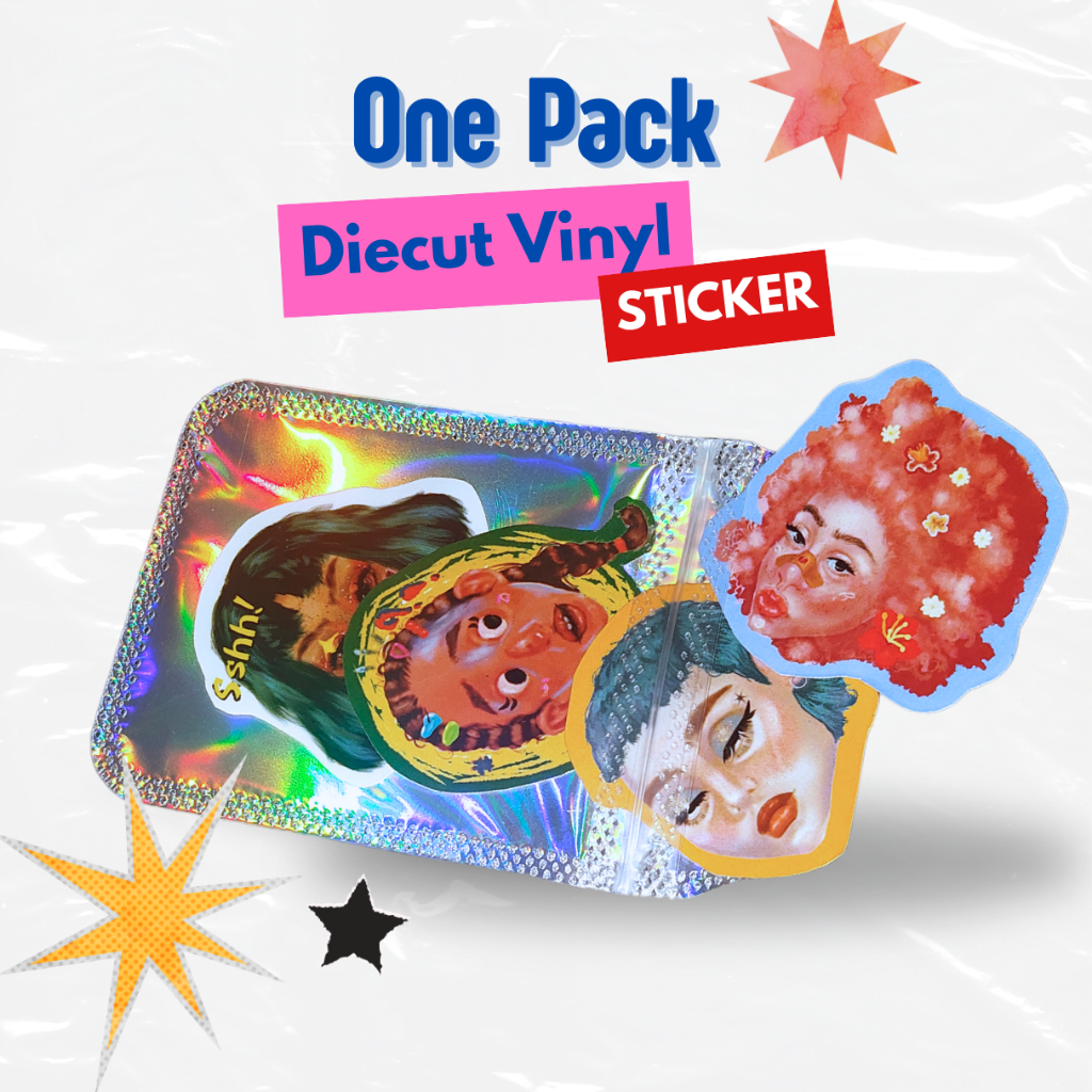 

Impressive Expression Vol 0.1 - Sticker Pack Vinyl Die Cut Glossy, size 4 x 4 cm