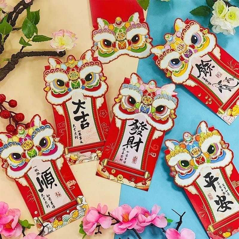 

Angpao Imlek Barongsai 3D isi 6pcs ED-231 Tahun Baru Chinese New Year / Angpau Imlek CNY Besar
