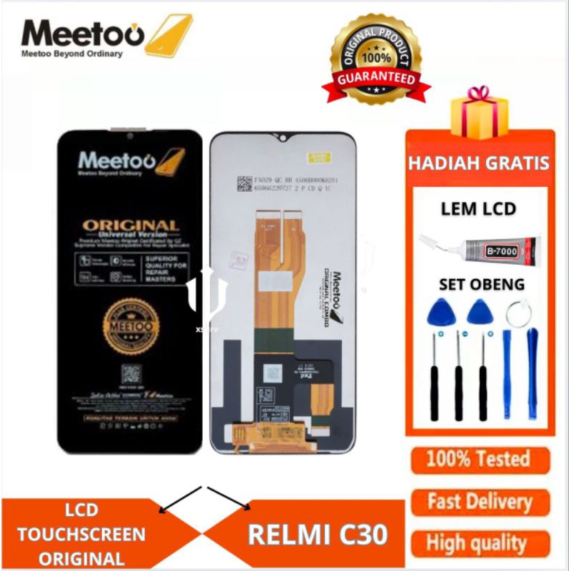 LCD TOUCHSCREEN RELMI C30 FULLSET ORIGINAL FREELEM OBENG