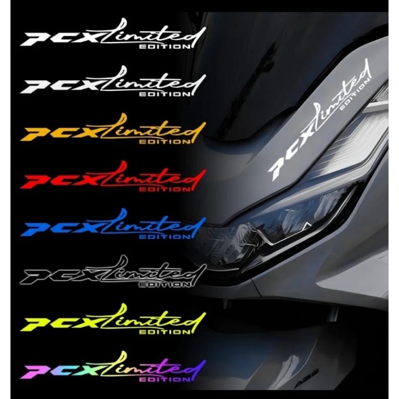 Cod Stiker Hologram Motor Pcx Limited Stiker Body Keren Motor