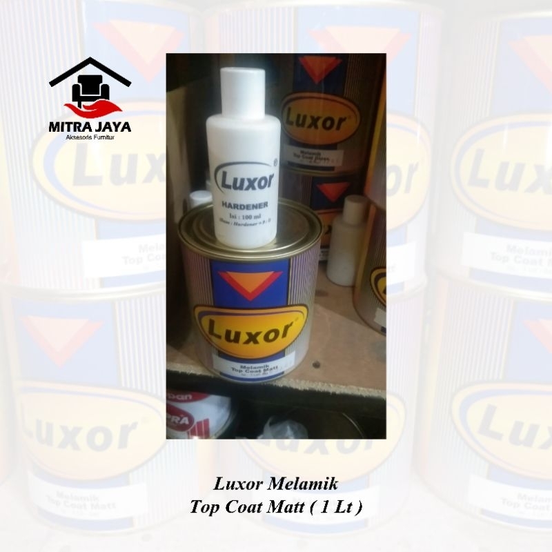 Luxor Melamik Sanding Sealer Luxor Melamin Top Coat Semi Gloss Melamik  Luxor Melamik Top Coat Matt