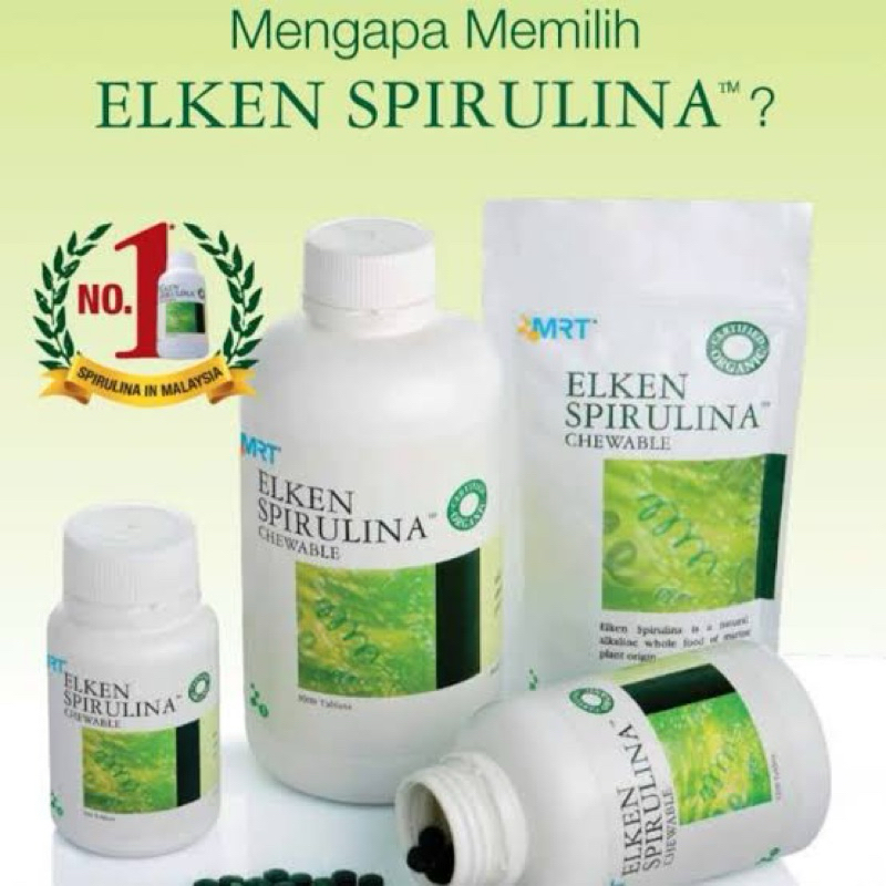 Elken Spirulina 1200 Tablet