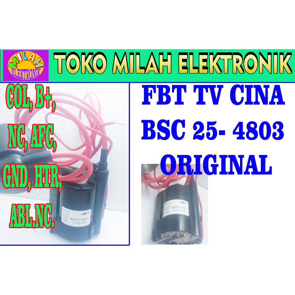 Toko Milah Elektronik FBT TV CINA BSC25-4803 Original