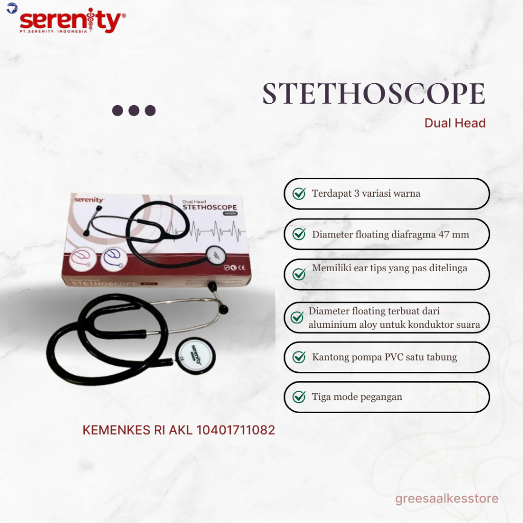 Serenity Stethoscope SR-601D