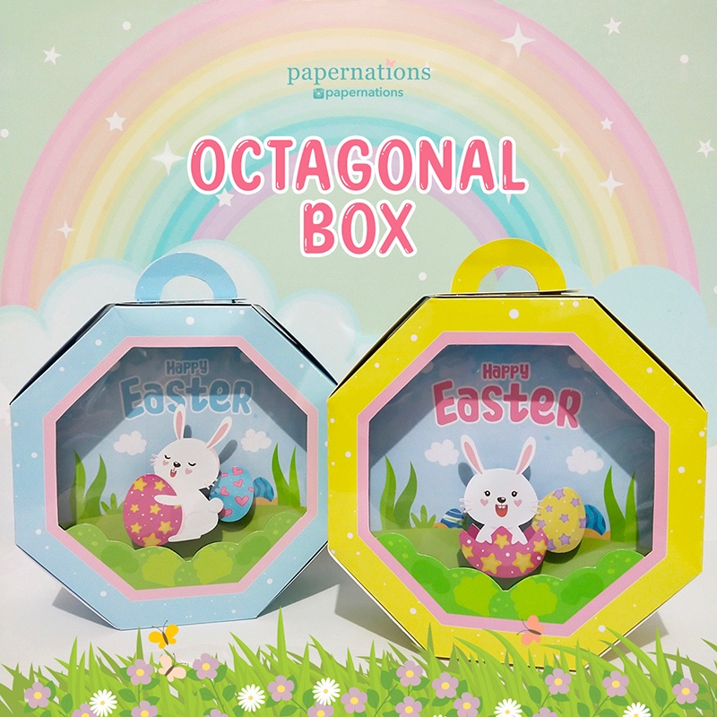 Custom Octagonal Box / Octagonal Box / Goodie Bag Ultah / Goodie Bag Unik / Hampers Ultah