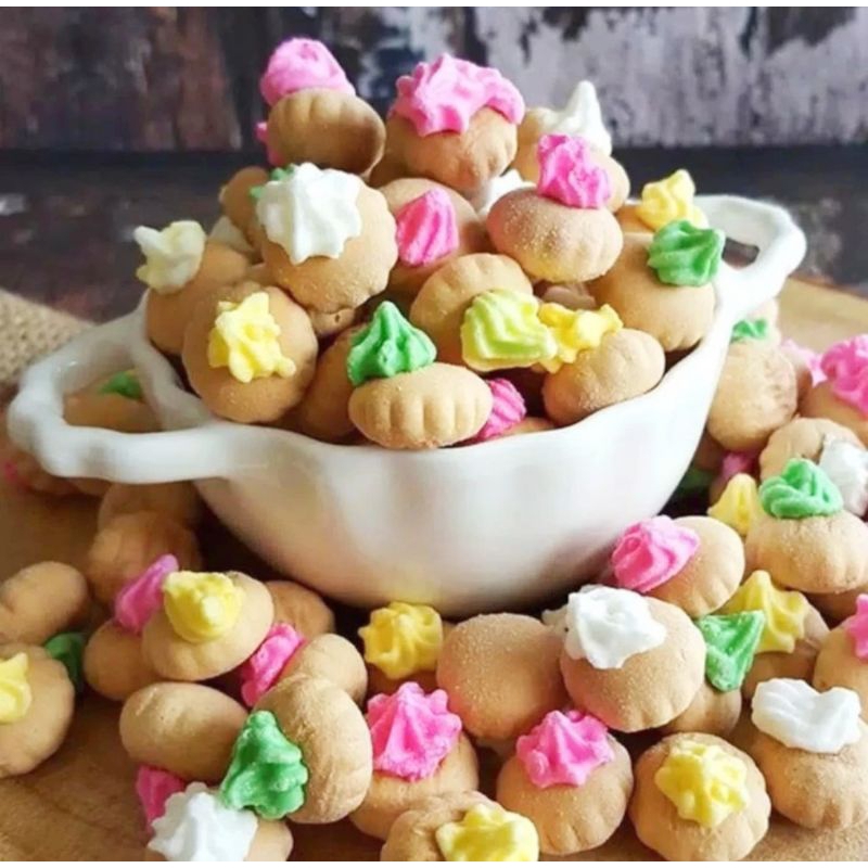 

Kue Gemrose Warna Warni 250gr TERMURAH.