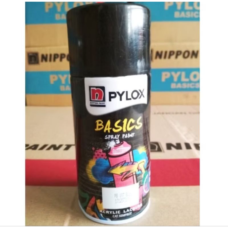 PILOX BASIC PILOC CAT SPRAY SEMPROT WARNA HITAM KILAP