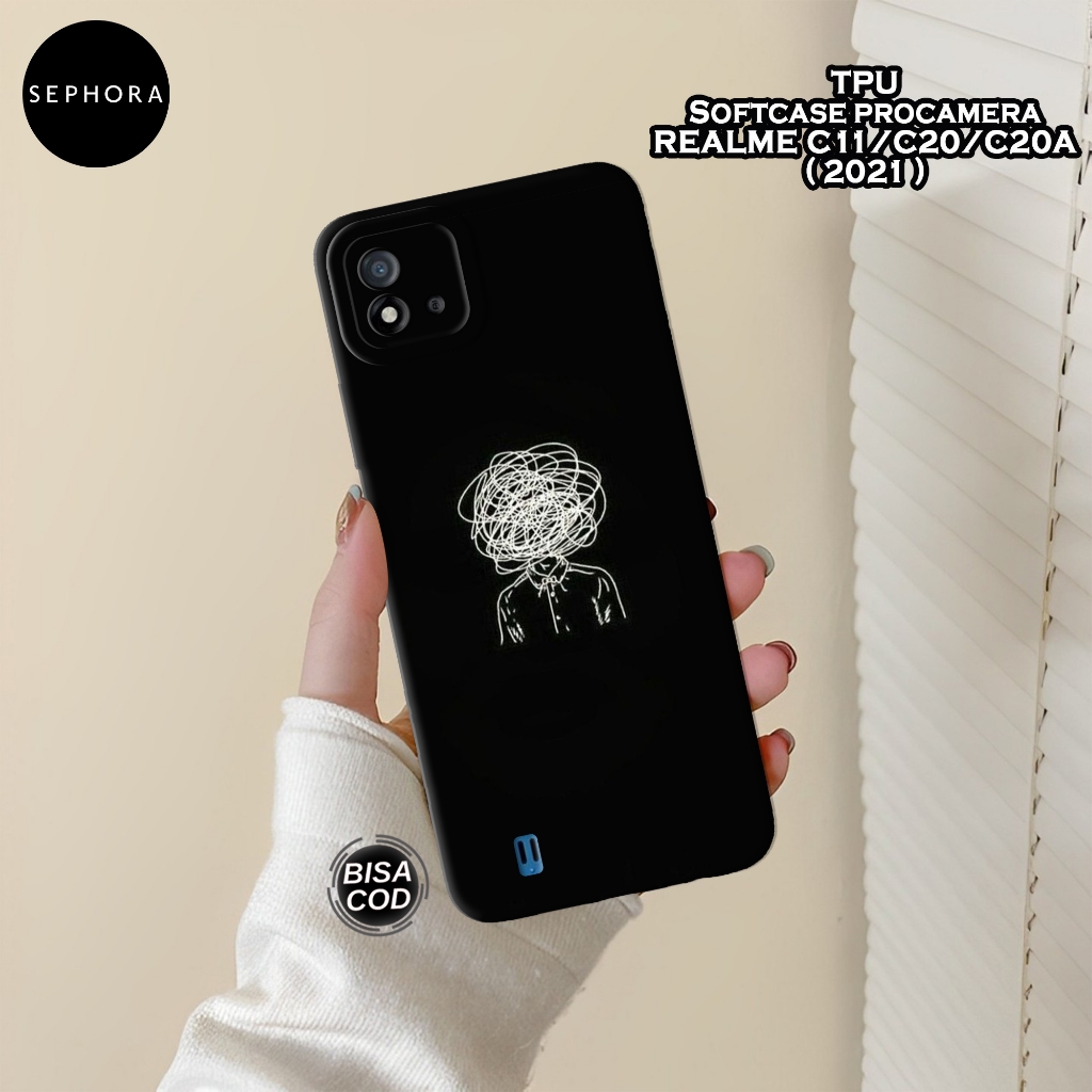 Case Realme C11/C20/C20A 2021 - Fashion Case Aesthetic - Softcase Realme C11/C20/C20A - Case Pro Cam