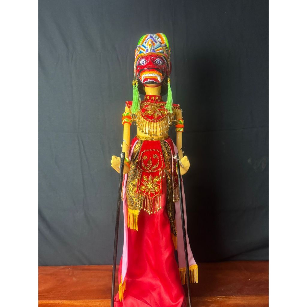 Wayang Golek Rahwana Tinggi 75cm