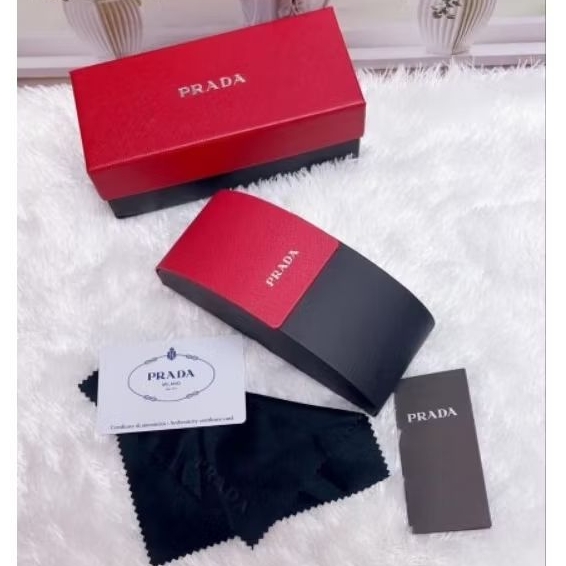 Box Kacamata PRADA Original Fulset Kotak Kacamata,Tempat Kacamata