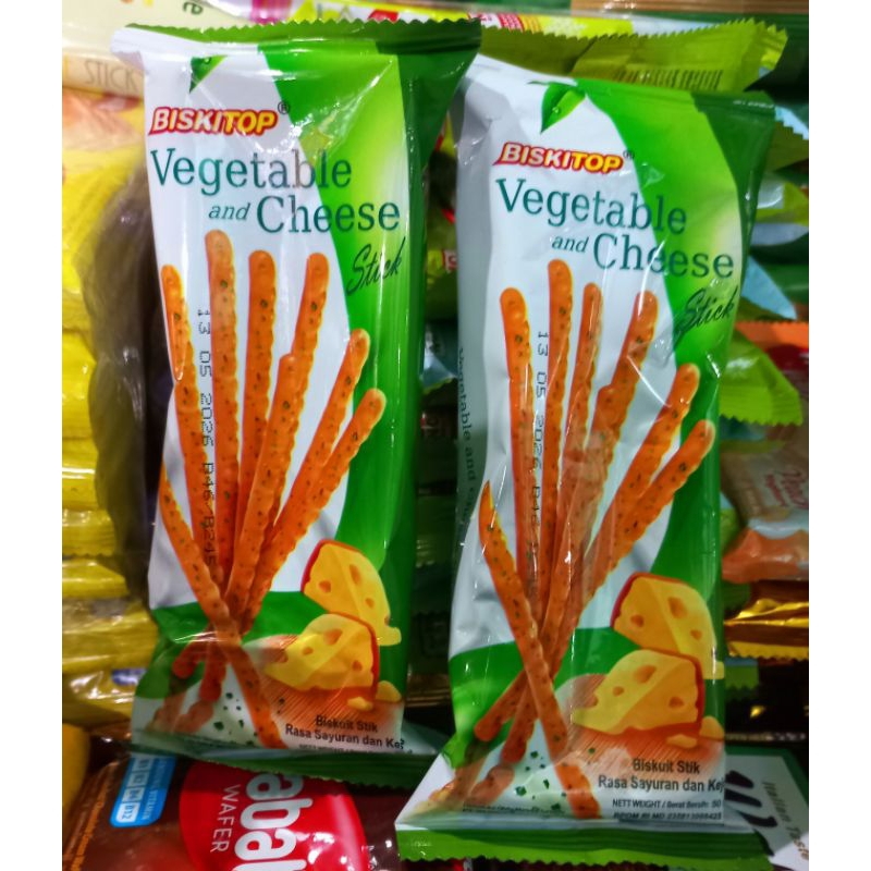 

Vegetable & Cheese Stick Biskuit Isi @50g