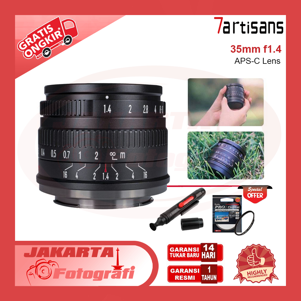 7Artisans 35mm f1.4 Sony E APSC 7Artisan 35 mm f/1.4 Lens