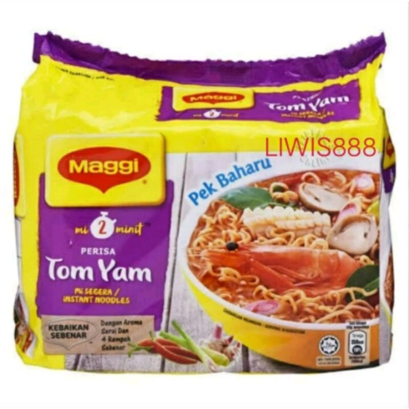 

Mie Maggi Rasa Tom Yam 1 Pack Isi 5 Bungkus