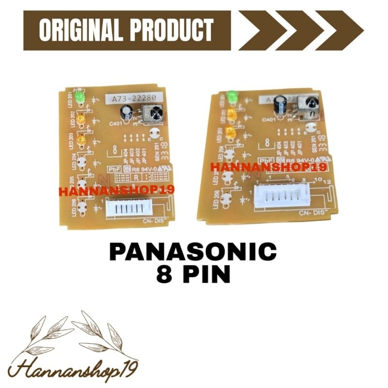 Sensor AC panasonic 8Pin A73-22280, Sensor PCB AC panasonic 8Pin A73-22280, Receiver AC panasonic 8P