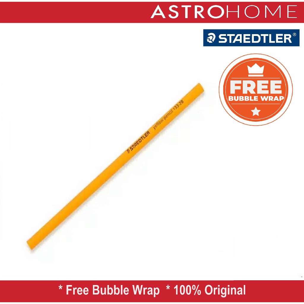 

Pensil Kayu Serut Staedtler Yellow Pencil Hexagonal 2B (1332B)