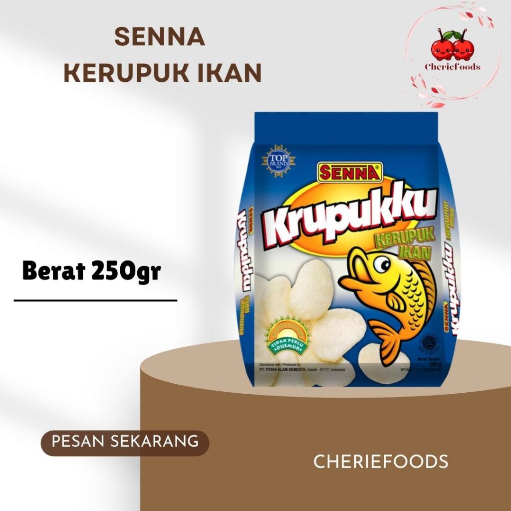 

Krupukku Senna - Kerupuk Rasa Ikan - 250 gram