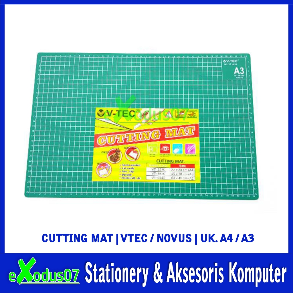 

CUTTING MAT A4 DAN A3 V-TEC / NOVUS