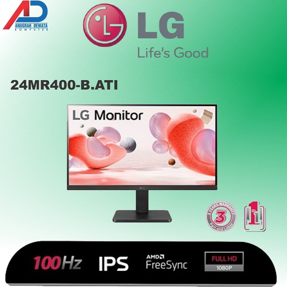 MONITOR LED LG 24 INCHI 24MR400-B.ATI