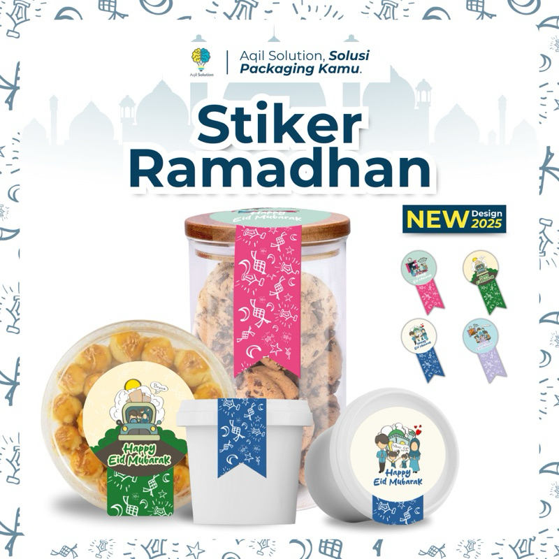 

New (1Pak =20) STT ~ Stiker Label Toples idul fitri, Stiker Toples Lebaran, Stiker Eid Mubarak, Sticker Eid, Stiker Segel Toples Kue