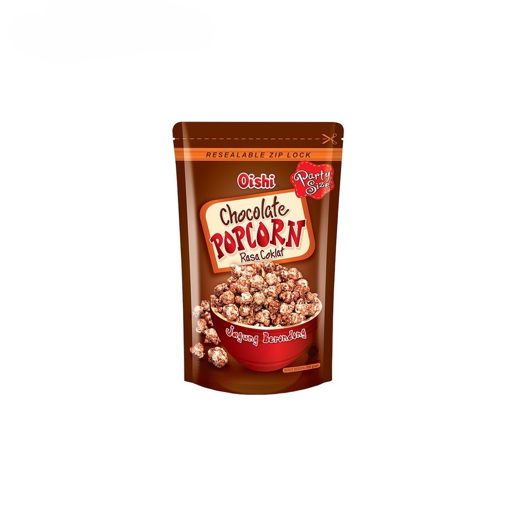 

MSS - Oishi Jagung Berondong (Popcorn) Rasa Coklat 100gr