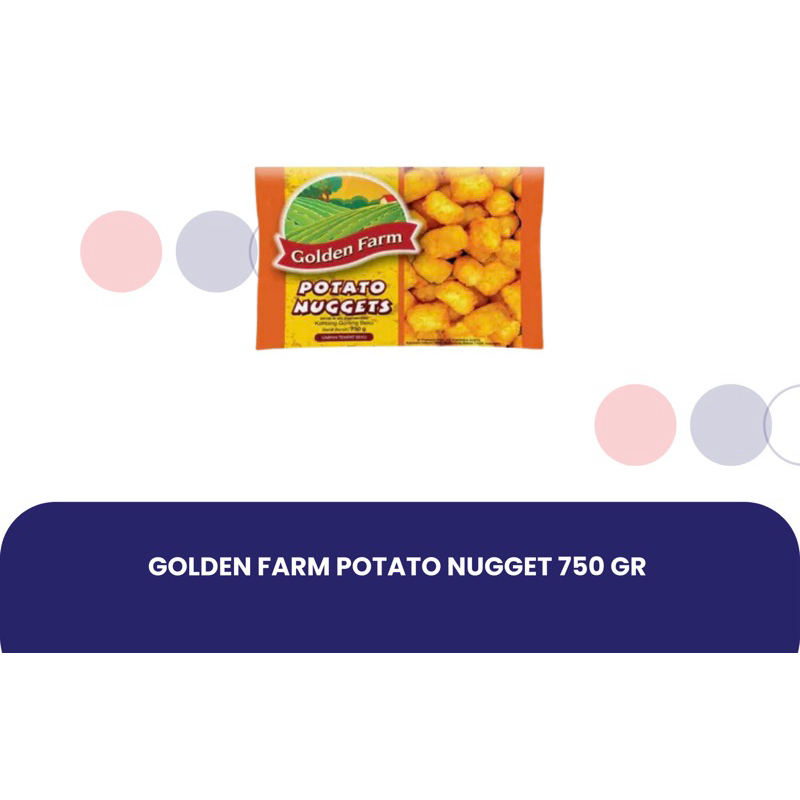 

Goldenfarm potato nuggets kentang goreng 750gr