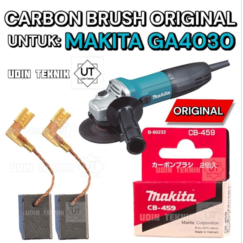 CARBON BRUSH MAKITA GA4030 CB459 CB 459 ARANG GERINDA MAKITA 4" GA 4030 ORIGINAL