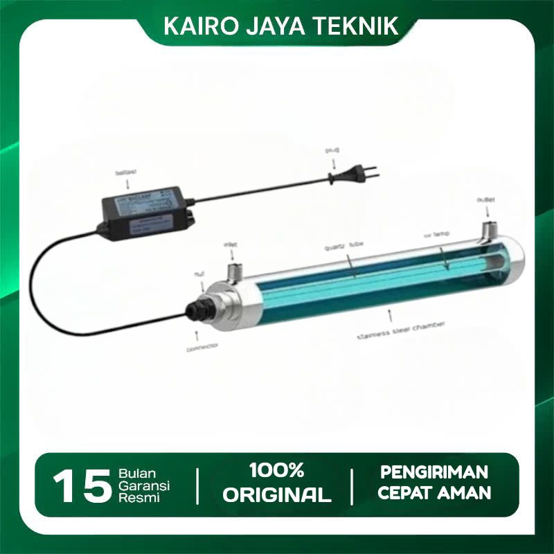 LAMPU UV 8 GPM ULTRAVIOLET REVERSES OSMOSIS AIR MINUM