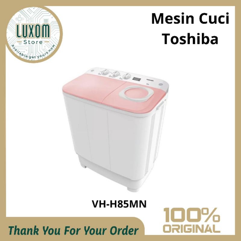 Mesin Cuci Toshiba VH-H85MN (8kg) /mesin cuci Toshiba 2 tabung/mesin cuci/Toshiba