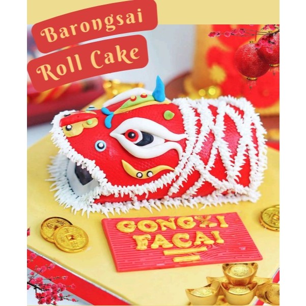 

CNY2025/Roll Cake Barongsai/Kue Imlek/Imlek/Hampers/Parcel