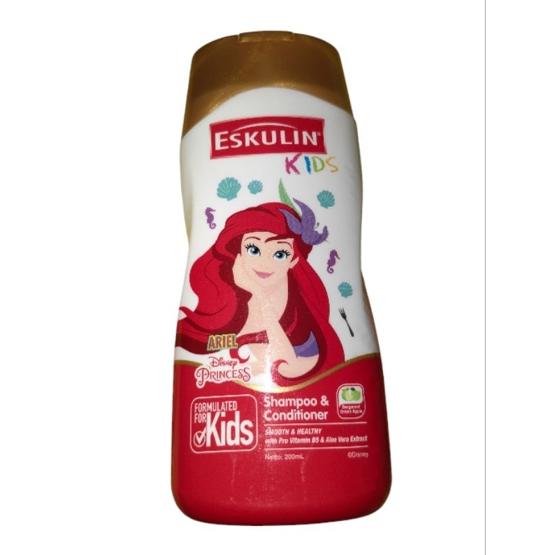 Eskulin Kids Ariel Princess Shampoo & Conditioner 200ML