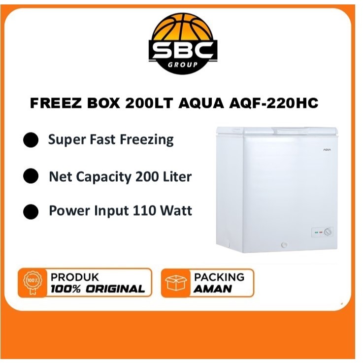 FREEZER BOX 200LT AQUA AQF-220HC, 150LT AQUA AQF-150HC, 100LT AQUA AQF-120HC