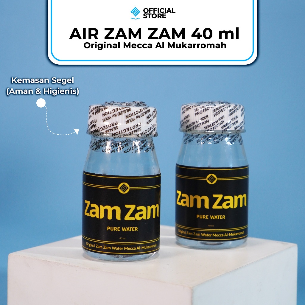 

[40ML-ZAM7] AIR ZAM ZAM ASLI MEKKAH AL MUKARROMAH - 40 ML