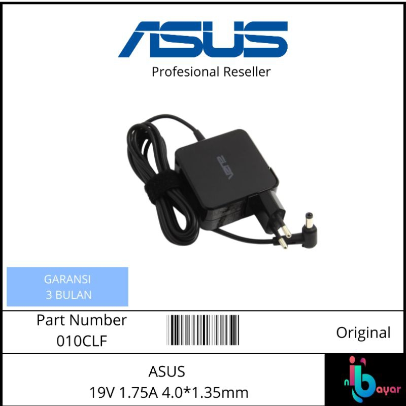 Adaptor Charger original Laptop Asus Vivobook S200E X201 X201E