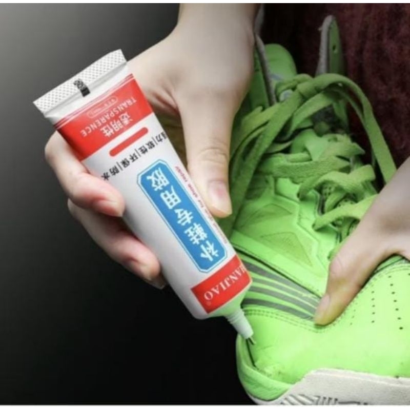 lem sepatu lem bening 60ml
