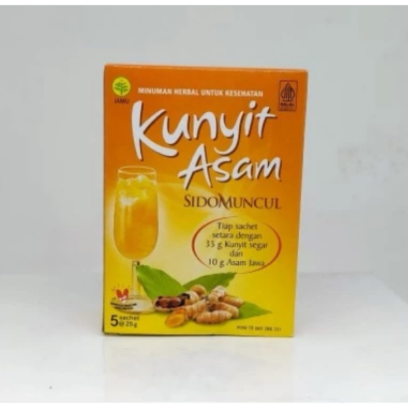 

KUNYIT ASAM SIDOMUNCUL PER BOX ISI 5 sachet CS