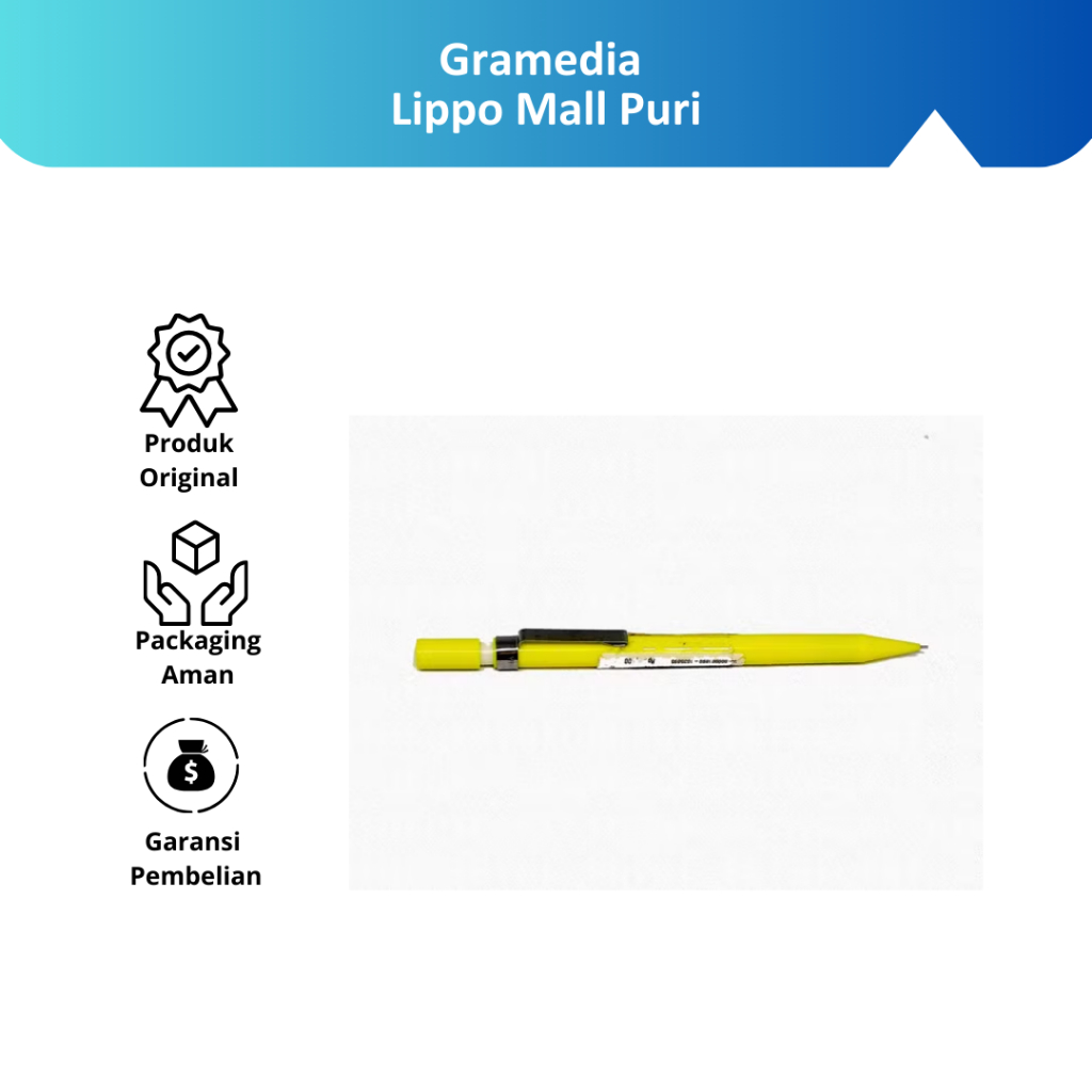 

Gramedia Lippo Mall Puri - Pentel - Pensil Mekanik A125-G Kuning