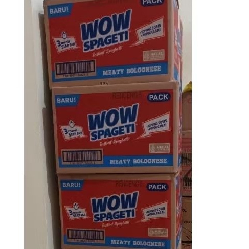 

WOW SPAGETI WOW SPAGHETTI INSTAN CARBONARA WOW SPAGETI INSTAN BOLOGNAISE DUS ISI 40