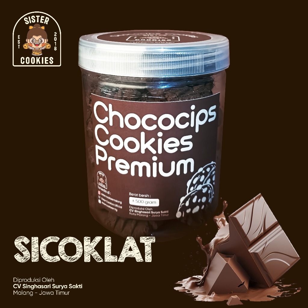 

CHOCOCIPS PREMIUM TOPLES JAR