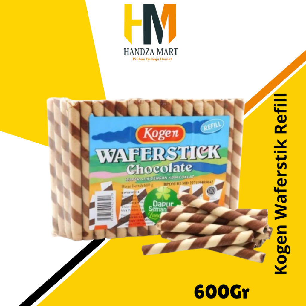 

Kogen Wafer Stick Chocolate Refill / Kogen Wafer Stick Chocolate Toples 600gr