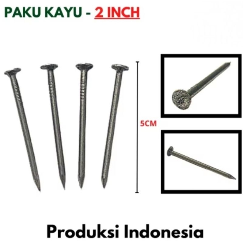 Paku Kayu 2" Inch 5 Cm Repax 200 Gram