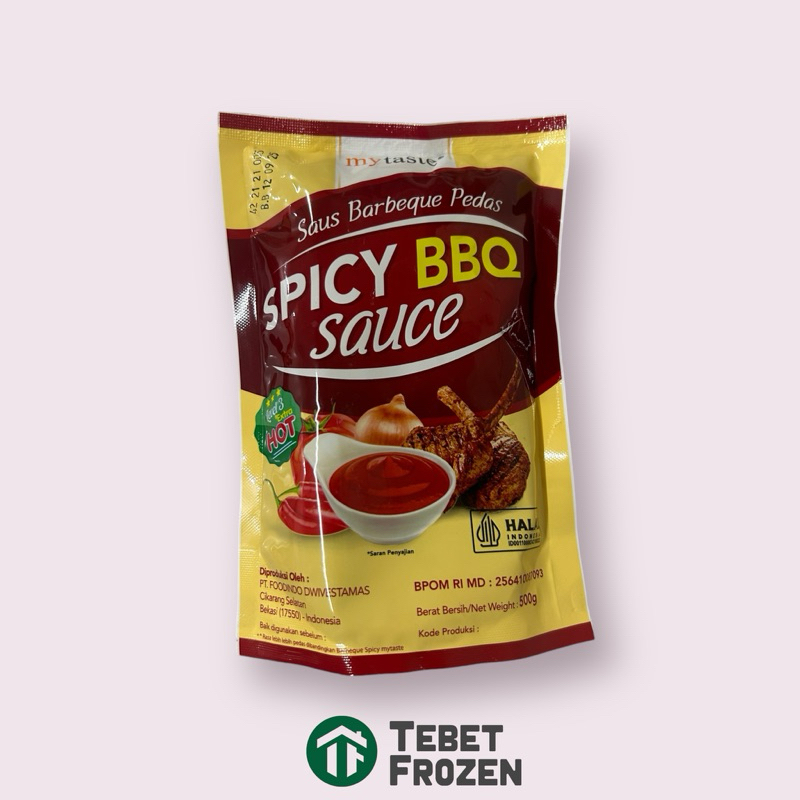 

MYTASTE SPICY BARBEQUE / BBQ LEVEL 3 500GRAM- TEBET FROZEN